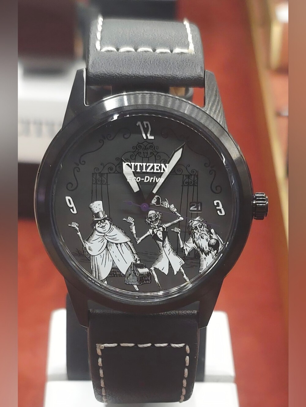 Disney Parks Haunted Mansion Ecodrive Watch Unisex